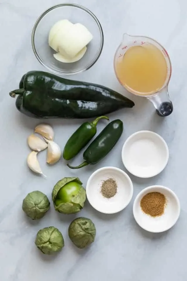 Green Enchilada Sauce recipe ingredients