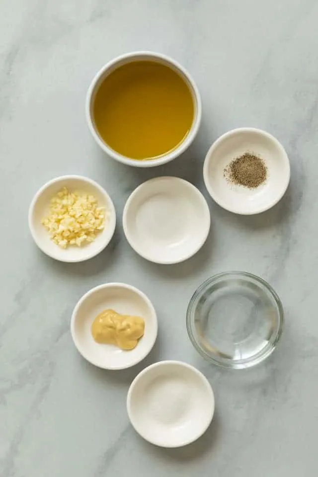 Basic Vinaigrette Ingredients