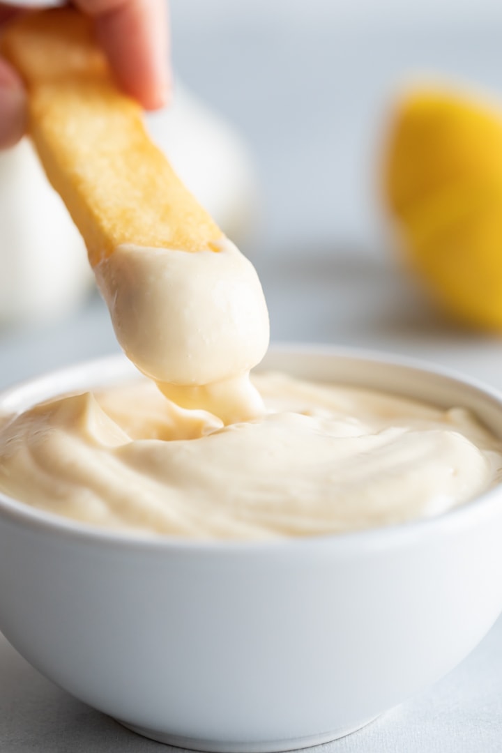 Roasted Garlic Aioli Recipe With Mayonnaise And Egg | Deporecipe.co