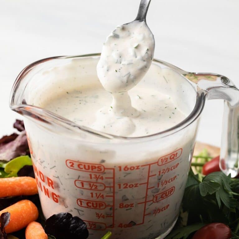 Balsamic Ranch Creamy Balsamic Dressing - Sauce Fanatic