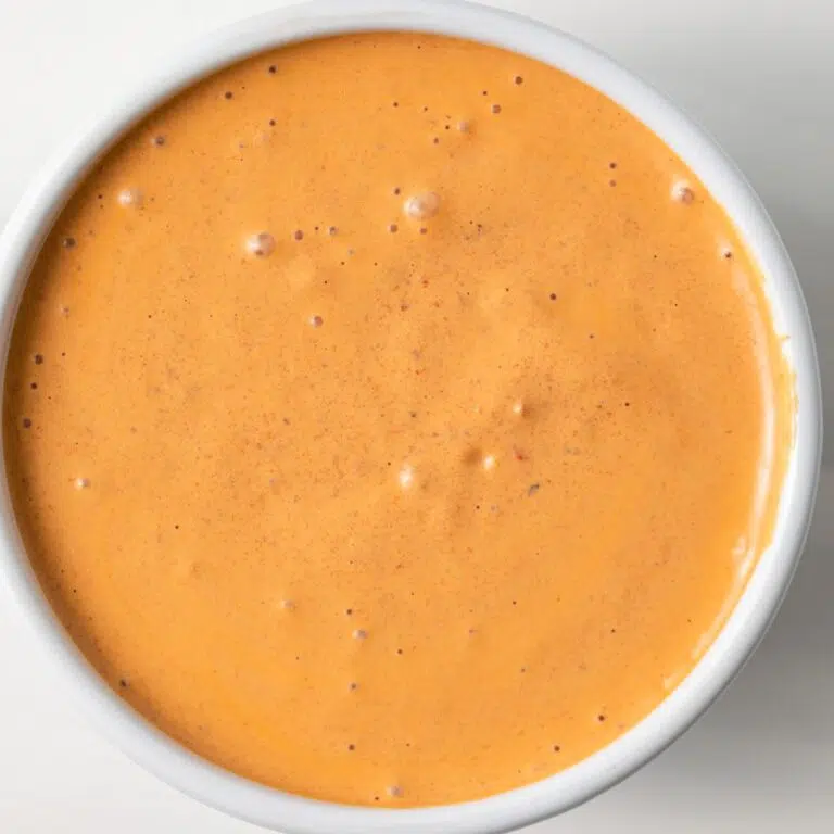 Bowl of chipotle sauce.