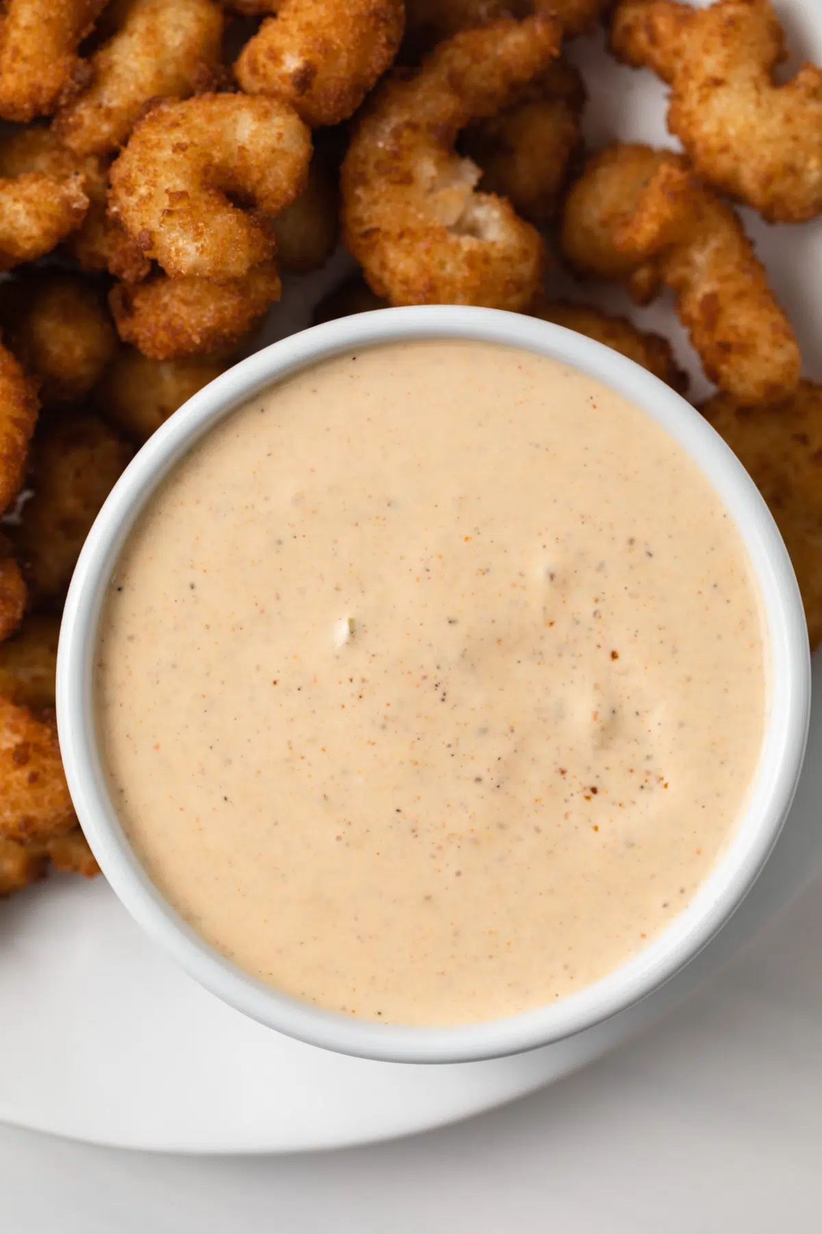 Bowl of remoulade sauce.