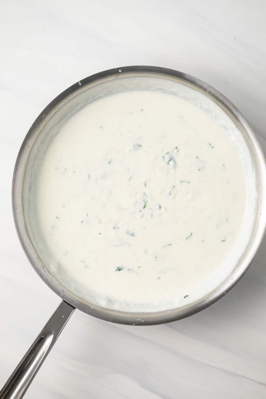 Garlic Cream Sauce - Sauce Fanatic