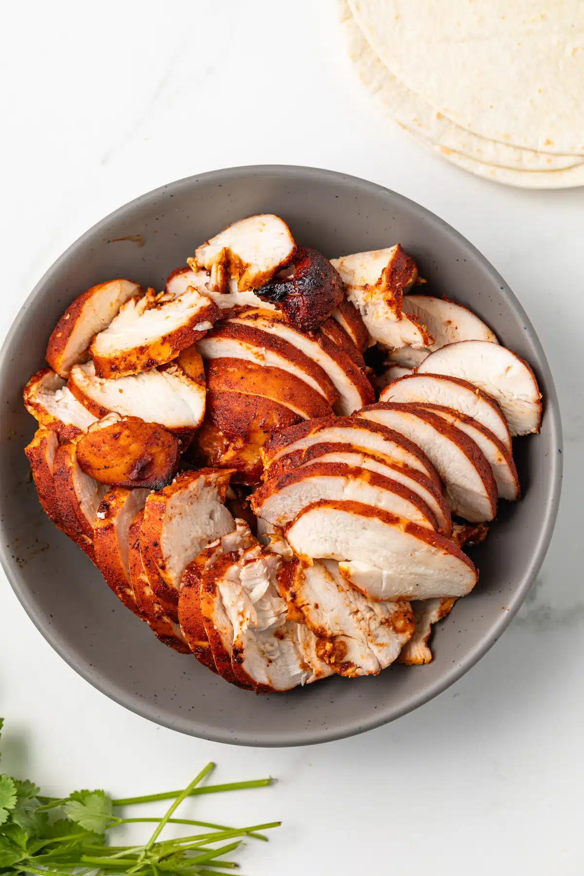 Al Pastor marinated grilled chicken.