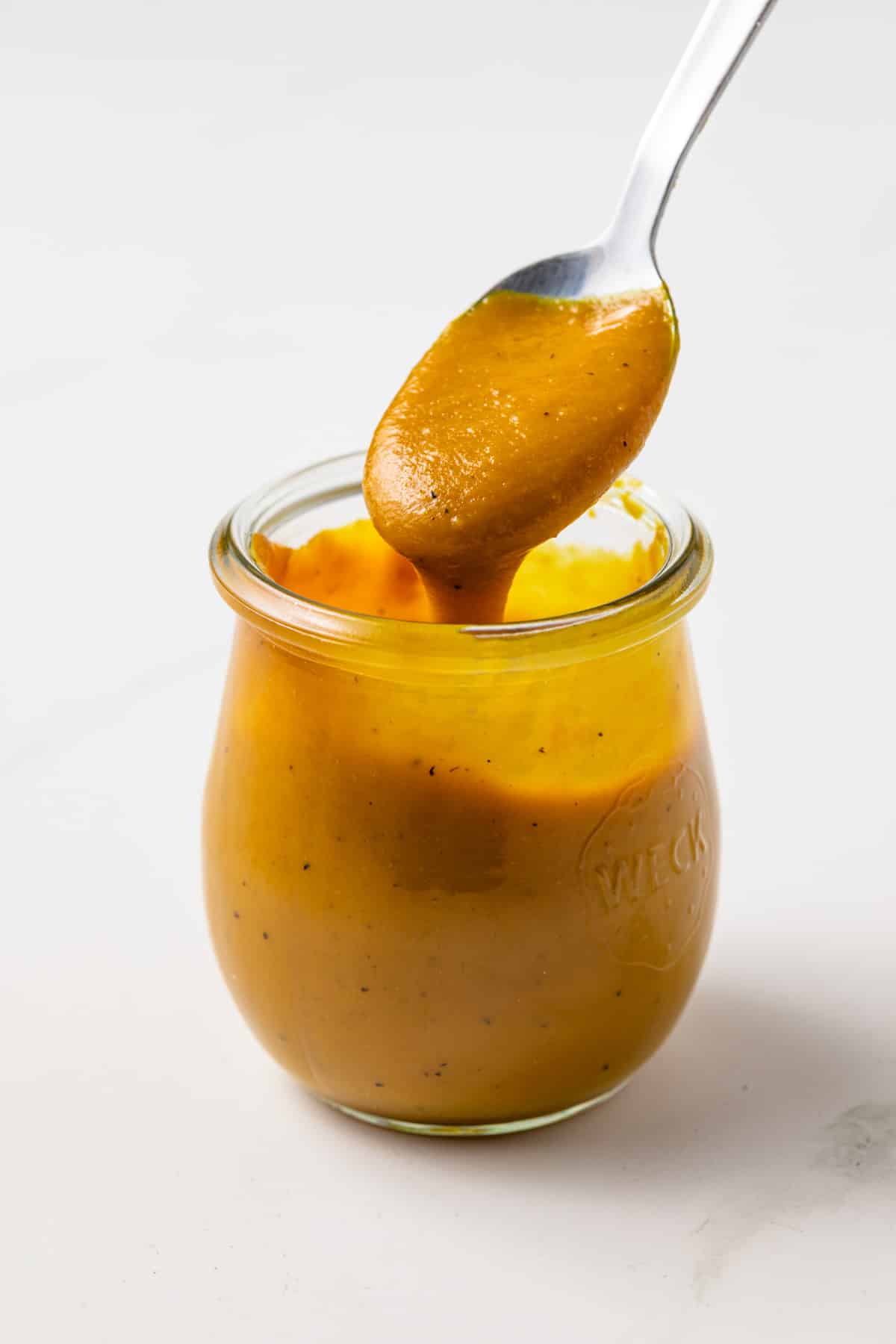 South Carolina mustard barbecue sauce in a jar.
