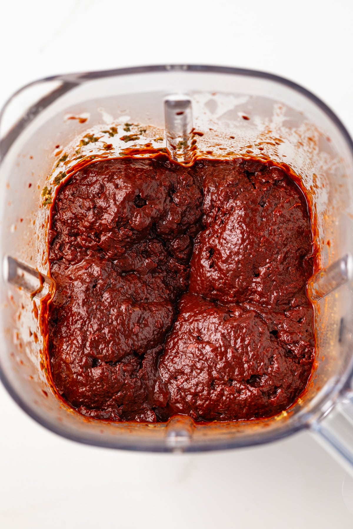 Adobo sauce in a blender.