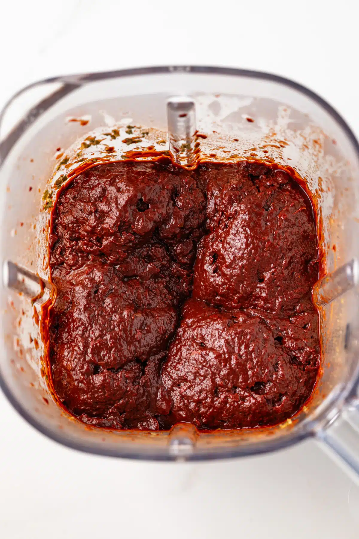 Adobo sauce in a blender.