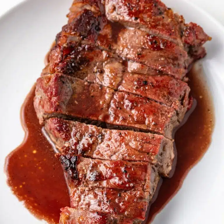 Bordelaise sauce over grilled steak.