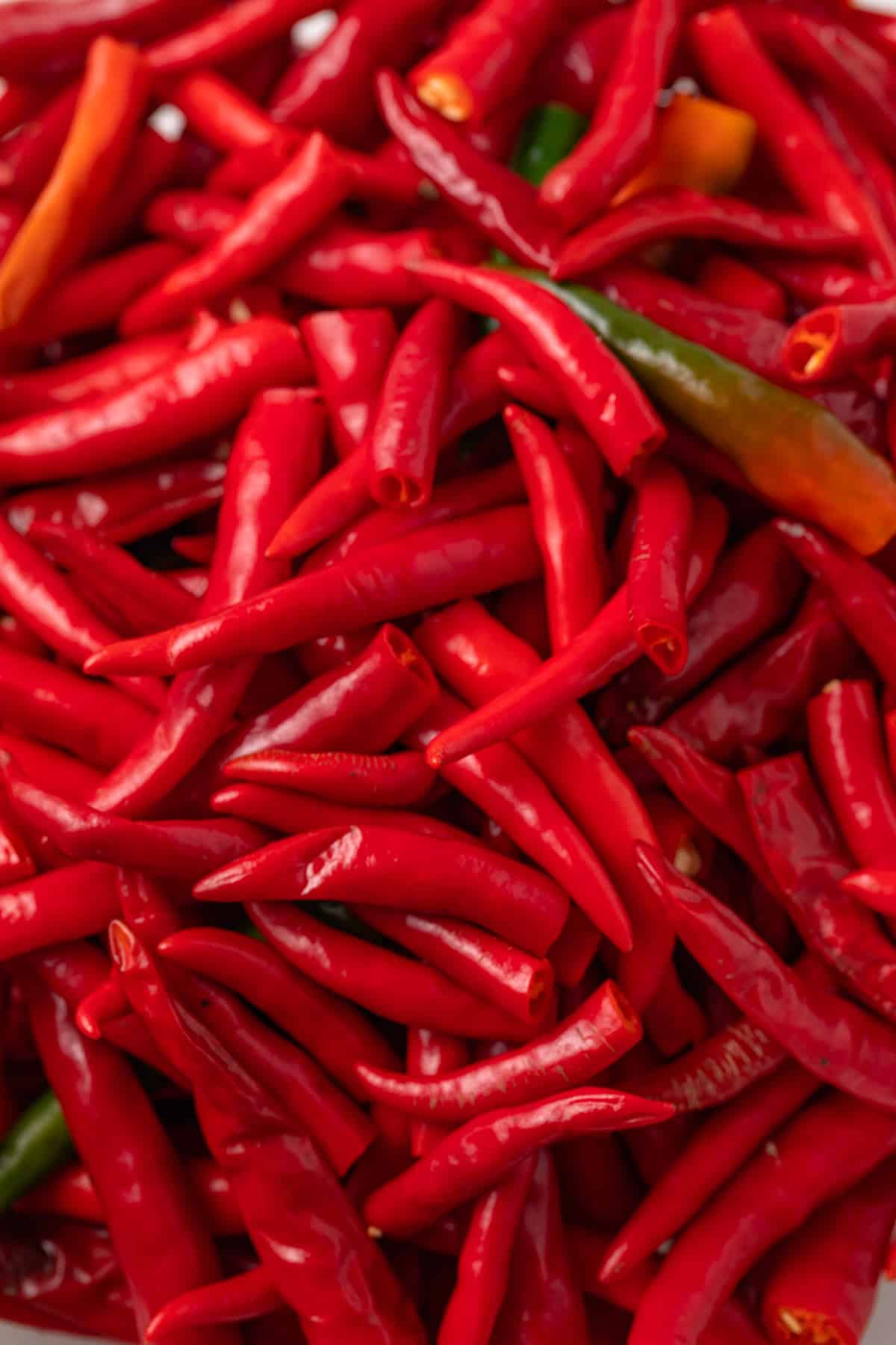 Red chili peppers.