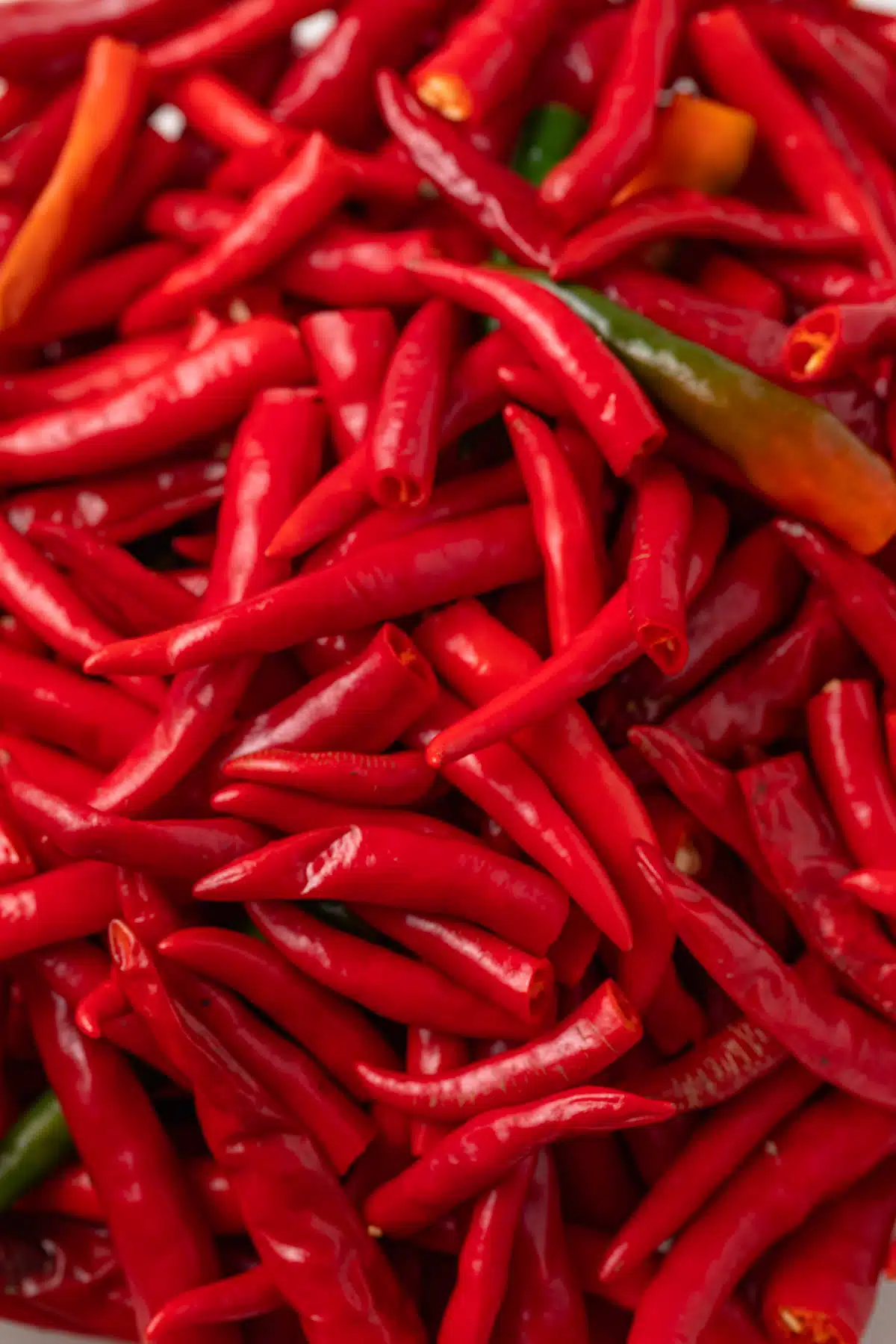 Red chili peppers.