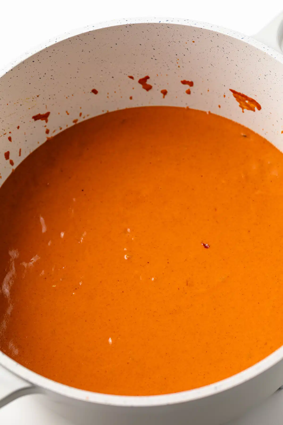 Tikka Masala Sauce in a pot.